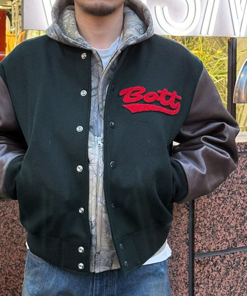 BoTT（ボット） コート ジャケット Wolf Varsity Jacket メンズ