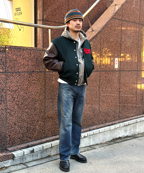 BoTT（ボット） コート ジャケット Wolf Varsity Jacket メンズ