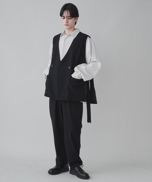 「LUCY」 スラックス SMALL ライトグレー メンズ_画像5