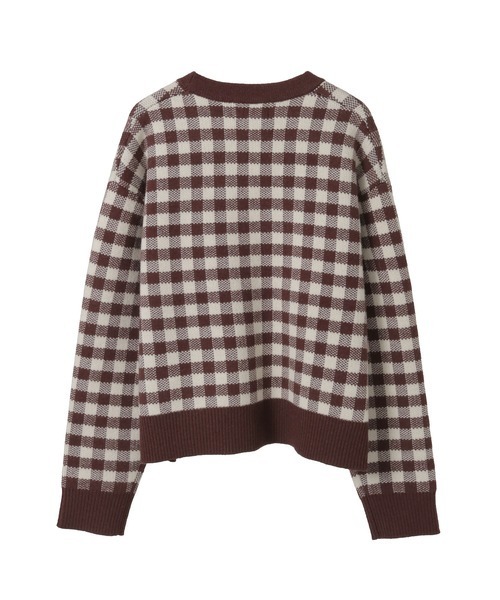PINK HOUSE（ピンクハウス） カーディガン ギンガムチェックニット