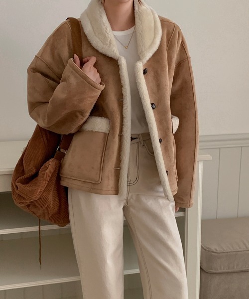 「値下げしました！」リアルムートンジャケットレディース sankyo shokai（三京商会） リアルムートン ［OLIVIERI］ ムートン