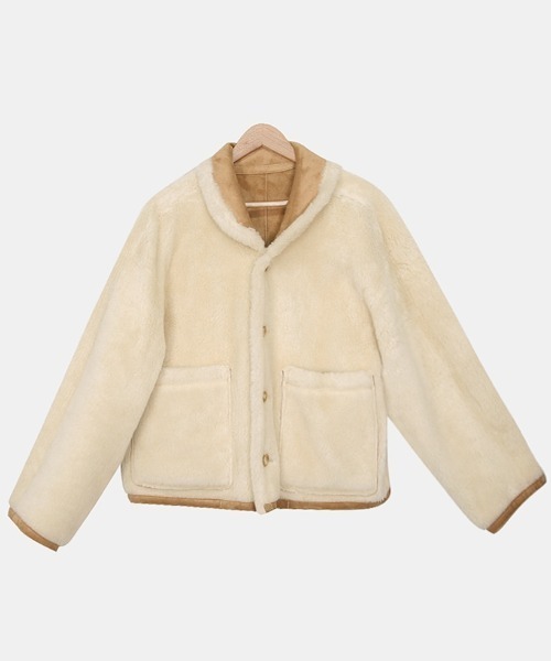 FAVORITO ムートンコート ボアコート リバーシブルフェイクムートン