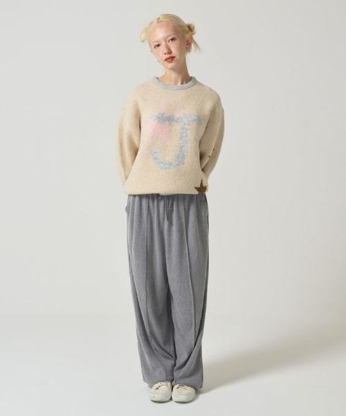 「TINA：JOJUN」 長袖ニット M ピンク レディース_画像9