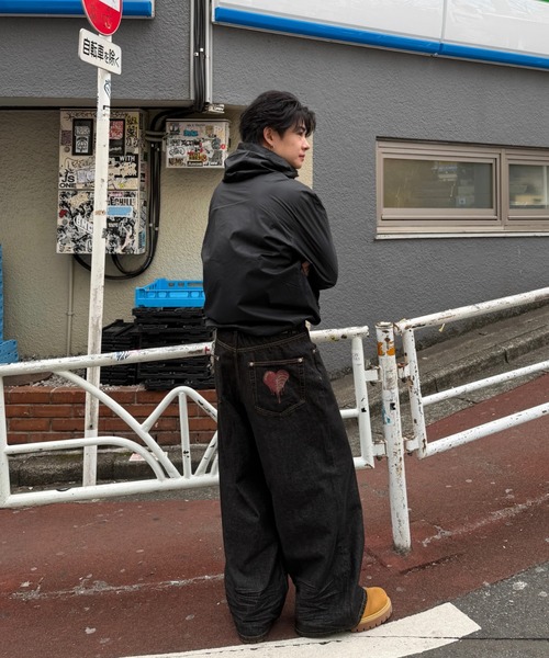 ADAMASTE ワイドパンツ ジーンズ メンズ レディース : ZOZOTOWN Yahoo