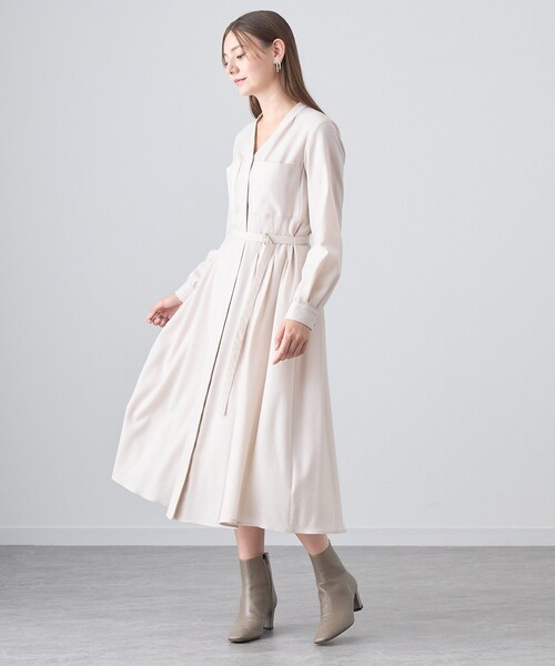 美品　ANAYI 38 ワンピース ANAYI（アナイ） 長袖ワンピース 38 ライトピンク レディース