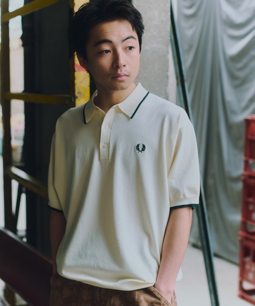 FRED PERRY（フレッドペリー） ポロシャツ ポロ 別注 シングルティップ