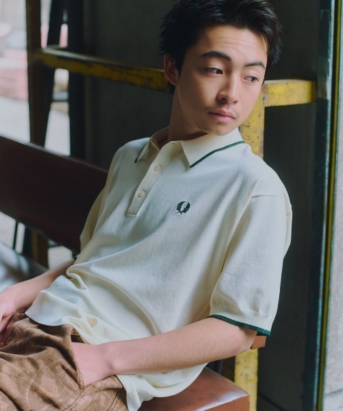 FRED PERRY（フレッドペリー） ポロシャツ ポロ 別注 シングルティップ