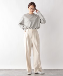 「GLOBAL WORK」 長袖ニット LARGE ライトベージュ メンズの画像4