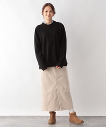 「GLOBAL WORK」 長袖ニット LARGE ライトベージュ メンズの画像8