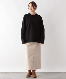「GLOBAL WORK」 長袖ニット LARGE ライトベージュ メンズの画像9