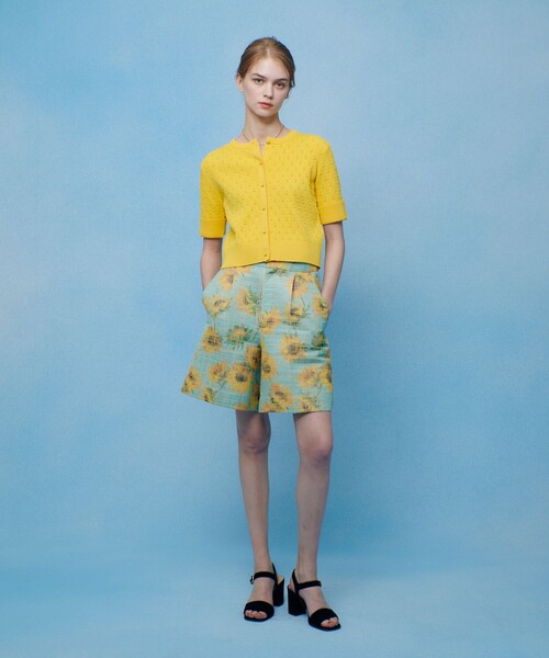 パンツ 「LOULOU WILLOUGHBY」サンフラワーJQショートパンツ レディースの画像