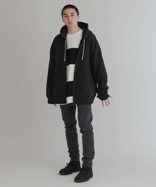 「Levi’s MADE＆CRAFTED」 ジップアップパーカー L ブラック メンズ_画像5