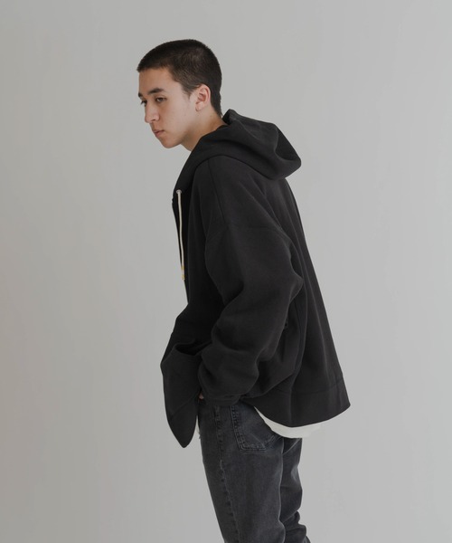 「Levi’s MADE＆CRAFTED」 ジップアップパーカー L ブラック メンズ_画像8