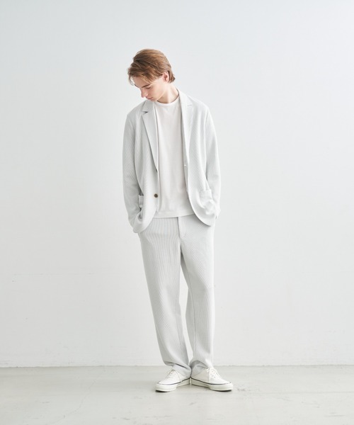 「three dots」 イージーパンツ MEDIUM グレー メンズ_画像5