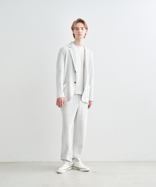 「three dots」 イージーパンツ MEDIUM グレー メンズ_画像6