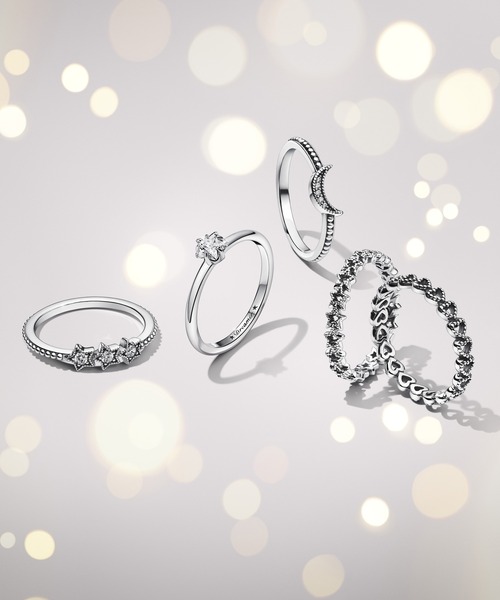 「Pandora」 リング 56 シルバー レディース_画像3