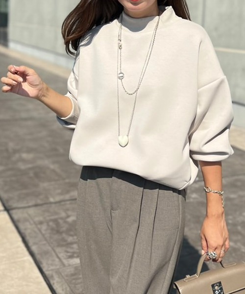 「Emma Taylor」 スウェットカットソー FREE ライトベージュ レディース_画像6