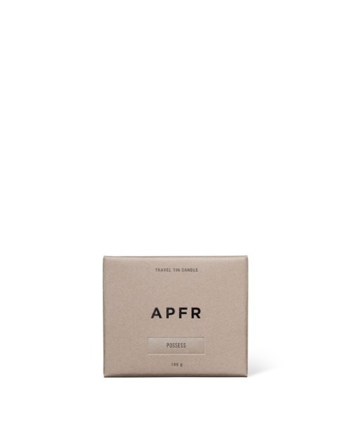 APFR キャンドル 「APFR」アポテーケフレグランス TRAVEL TIN CANDLE