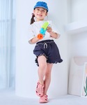 パンツ フリルカットショートパンツ キッズ 子...の詳細画像3