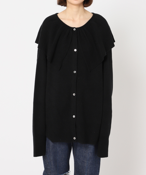 「CITYSHOP」 ニットカーディガン FREE ブラック レディース_画像4