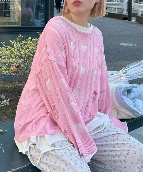 値下げしました FTW ニット セーター 2WAY MELANGE BUTTON ZIP KNIT レディース