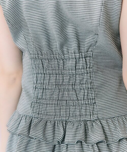Belle Charme ワンピース 「Belle Charme」Nosleeve Frill Onepiece