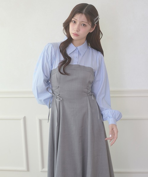【新品未使用タグ付き】ネージュ neige バックリボンワンピース Neige（ネージュ） ワンピース バックリボンワンピース今季ラスト販売