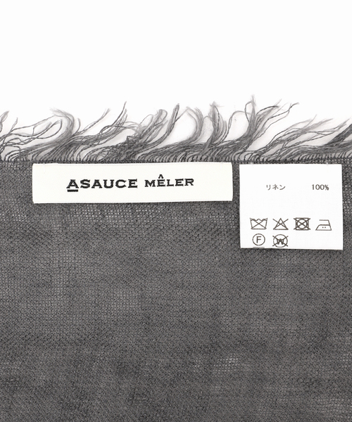 ストール マフラー 「追加」「ASAUCE MELER」フランダースサンリネンガーゼSTLiii：ストール レディース_11