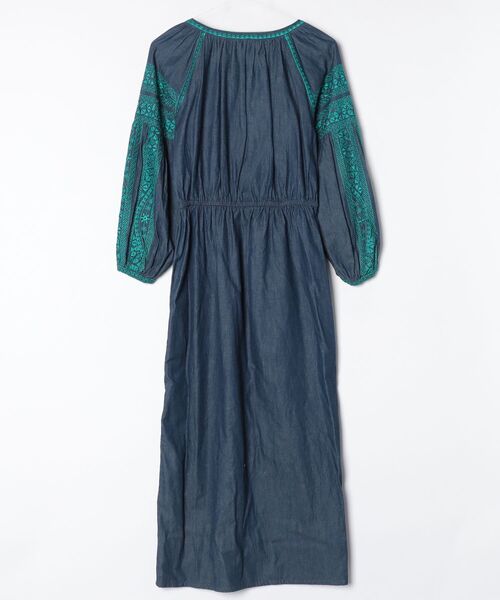 「sara mallika」 長袖ワンピース - ブルー レディース_画像2