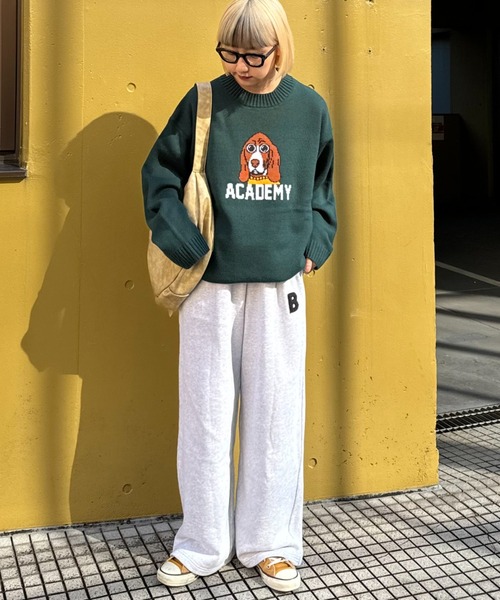 「CIAOPANIC TYPY」 長袖ニット LARGE ライトグレー メンズ_画像3