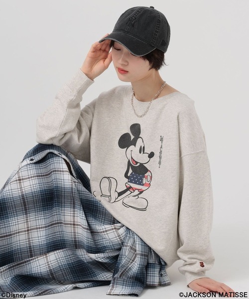 Champion JACKSONMATISSE ミッキー パーカー グレー JACKSON MATISSE（ジャクソンマティス） パーカー 「JACKSON MATISSE