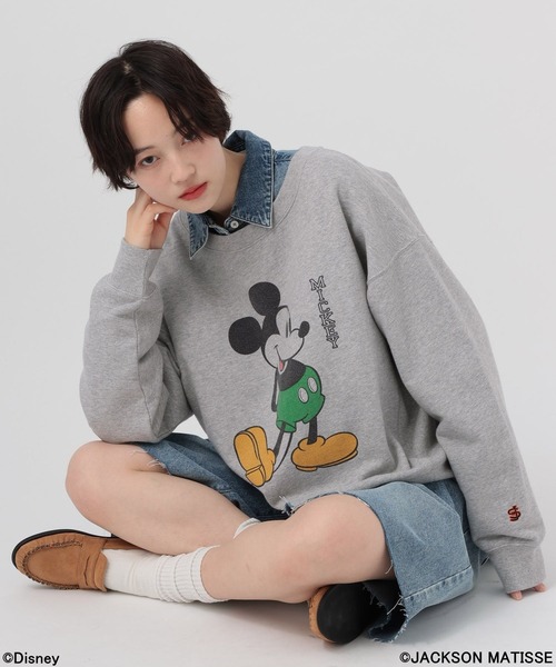 Champion JACKSONMATISSE ミッキー パーカー グレー JACKSON MATISSE（ジャクソンマティス） パーカー 「JACKSON MATISSE