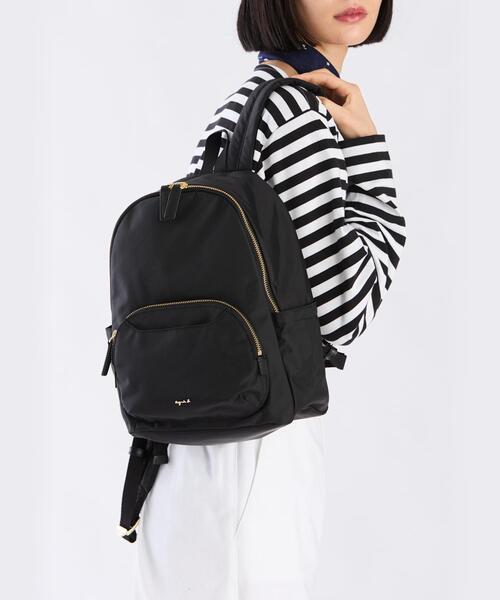 美品　アニエスベー　黒リュック agnes b.（アニエスベー） リュック FREE ブラック レディース