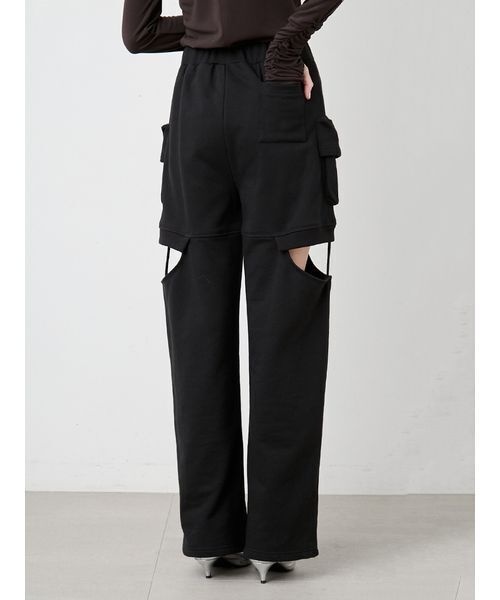 SORIN（ソリン） ワイドパンツ スウェットパンツ ジャージ Slit Design