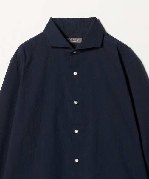 【COBALT】サッカー カッタウェイカラーシャツ<A DAY IN THE LIFE> A DAY IN THE LIFE シャツ サッカー カッタウェイカラーシャツ「A DAY