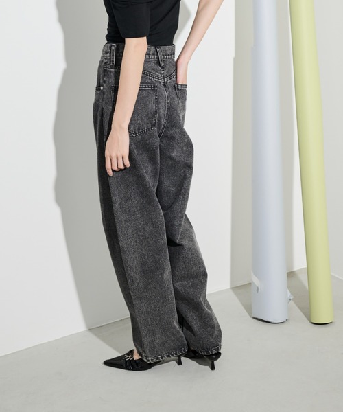 「Shelly island」 デニムパンツ M ブルー レディース_画像3