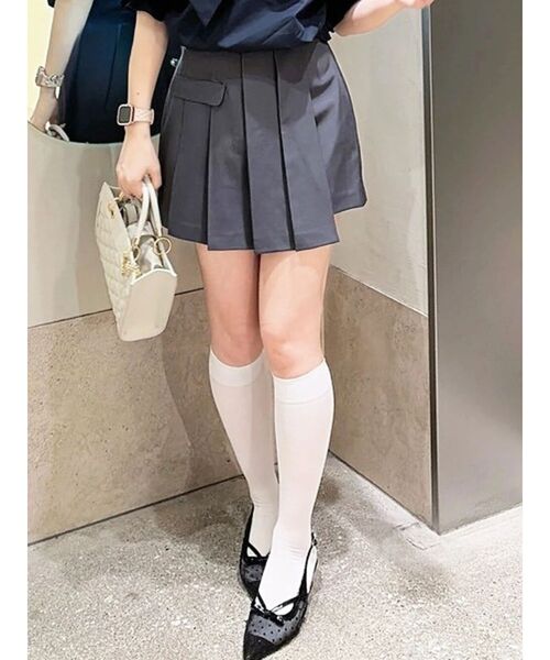 dazzlin（ダズリン） スカート プリーツラップミニスカート : ZOZOTOWN