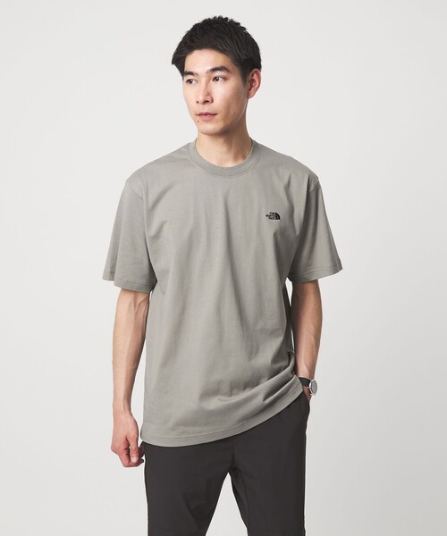 .グレー Tシャツ ショートスリーブ .新品 THE NORTH FACE（ザ ノースフェイス） tシャツ 「THE NORTH FACE