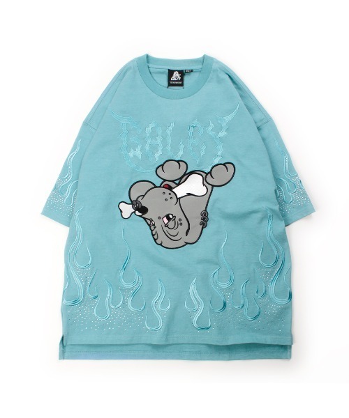 GALFY（ガルフィー） tシャツ GALFY-ファイヤーピカピカTee メンズ
