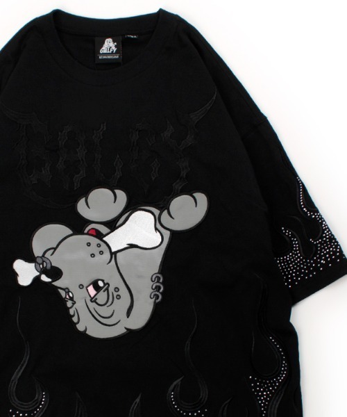 GALFY（ガルフィー） tシャツ GALFY-ファイヤーピカピカTee メンズ