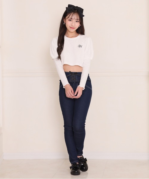 「PINKHUNT」 「KIDS」半袖Tシャツ 130cm ホワイト キッズ_画像4