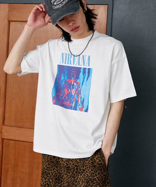 PUBLUX（パブリュクス） tシャツ NIRVANA SLIVER バンドTシャツ 限定