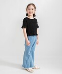 tシャツ スモッキング半袖Tシャツ キッズ 子...の詳細画像1