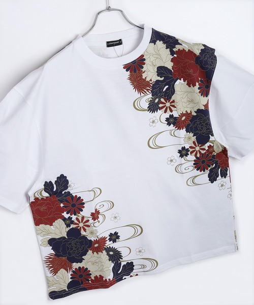WESTSEA（ウエストシー） tシャツ 和柄プリントTシャツ 半袖 鯉 龍