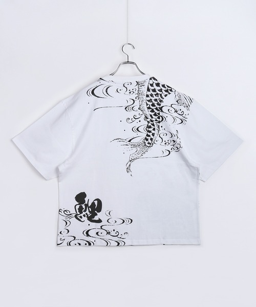 WESTSEA（ウエストシー） tシャツ 和柄プリントTシャツ 半袖 鯉 龍