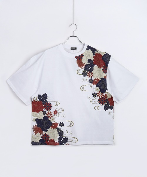 WESTSEA（ウエストシー） tシャツ 和柄プリントTシャツ 半袖 鯉 龍