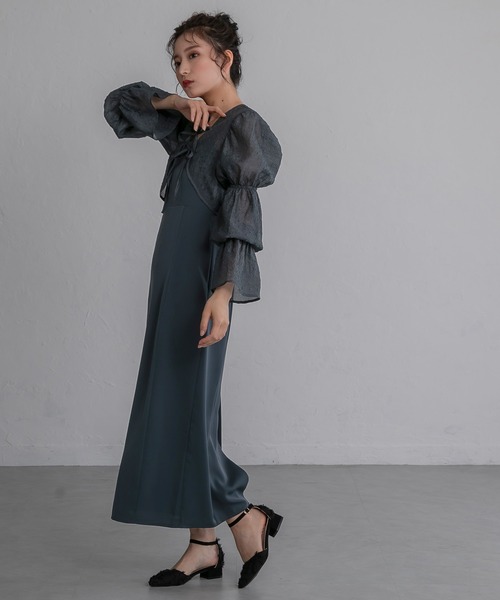 「birei」 コンビワンピース M ブラウン レディースの画像