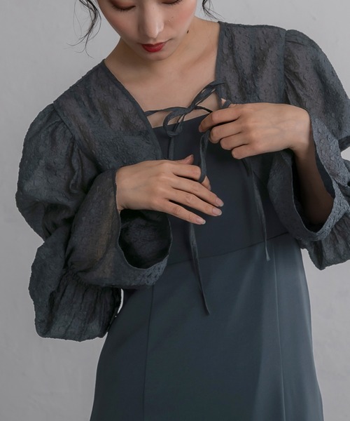 「birei」 コンビワンピース M ブラウン レディースの画像