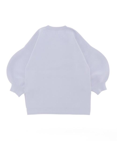 「LANVIN en Bleu」 半袖ニット 38 ブラック レディース_画像2