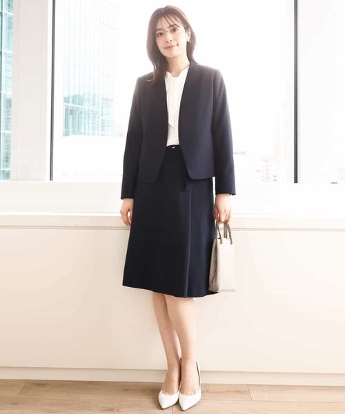 「OFUON le MK」 7分袖ブラウス 40 ホワイト レディース_画像6
